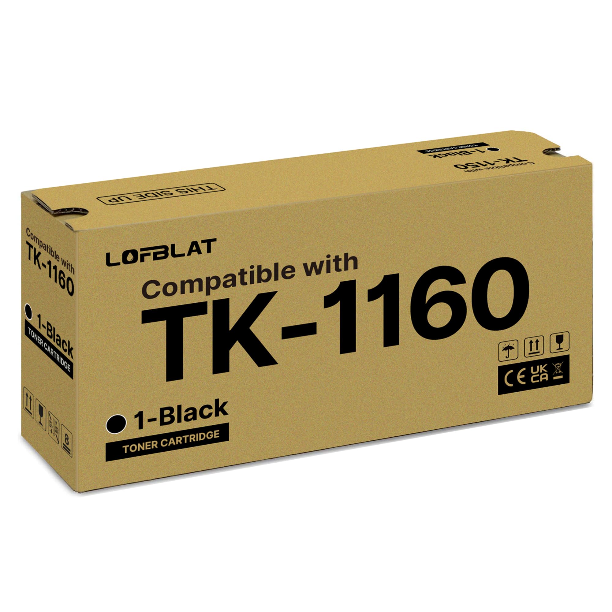 TK-1160 TK1160 Toner Kompatibe für Kyocera TK-1160 TK1160 für Kyocera ECOSYS P2040dn ECOSYS P2040dw P2050DN（1er-Pack, 7,200 Seiten pro TK1160 Schwarz Toner） | tk1160 für Kyocera ECOSYS P2040dn toner mit ECOSYS P2040dn P2040dw P2050DN（1er-Pack, 7,200 Seiten pro TK1160 Schwarz Toner)