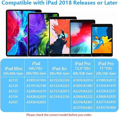 Miniatura 7 de Lápiz para Apple iPad A16 de 10 9 generación, lápiz capacitivo de carga rápida con sensibilidad de inclinación de rechazo de palma para iPad A1611-6