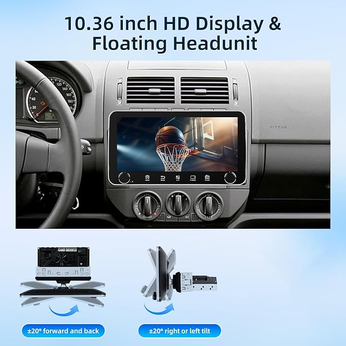[2G+64G] Radio para auto Android 10.36" con pantalla táctil y Bluetooth miniatura 7