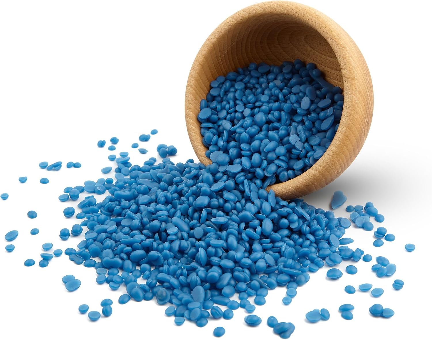 PureHive Beeswax Blue Pellets 5 lb | 100% Pure Natural Beeswax for Candle Making, DIY Candles, Wax Melts & Crafts