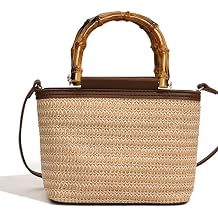 Women's Straw Weaving Handheld Bucket Bag Summer Versatile Crossbody Vacation Beach Tote Fashion Design