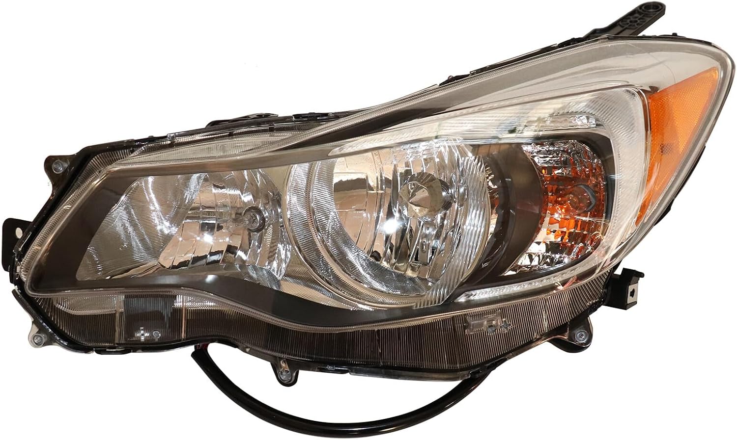 QeuSulio Halogen Headlight Assembly Set for 2012–2016 Subaru Crosstrek/Impreza (Left & Right)