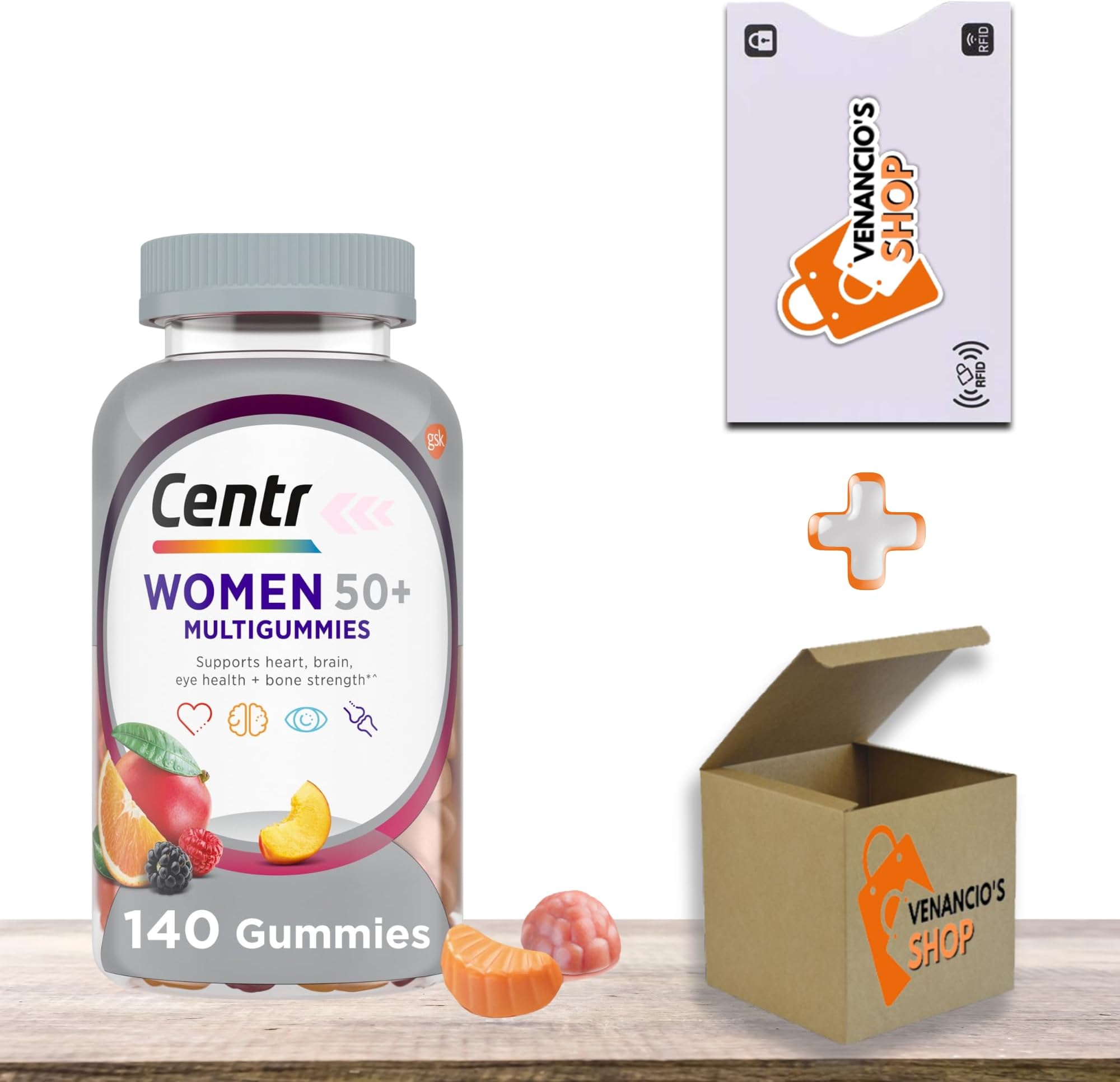 Womens Multivitamin Multigummies 50 Plus, Supplement Gummies, Assorted Fruit, 140 Count | Women 50+ (Pack of 1)