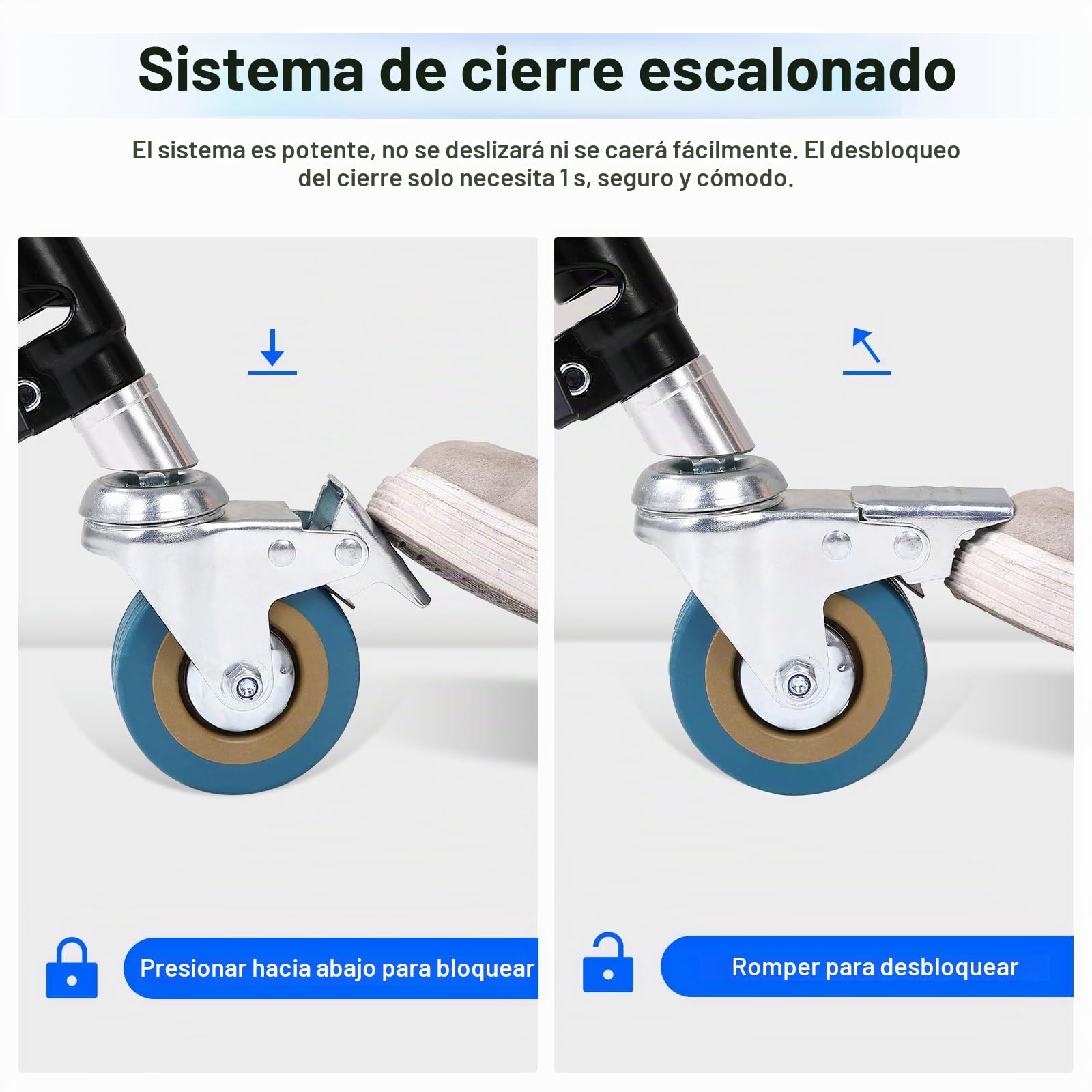 Soonpho Ruedas giratorias para caballete Stand-C, juego de rueda profesional de metal resistente con base de goma, compatible con soporte Stand-C de 25 mm de diámetro (3 unidades)