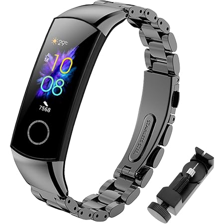 BDIG Armband Ersatz für Honor Band 5, Honor Band 4 Smart Armband Ersatzband  Wasserdicht Edelstahl Replacement Wrist Strap Armband Zubehör für Honor Band  4 / 5 : Amazon.de: Elektronik \u0026 Foto