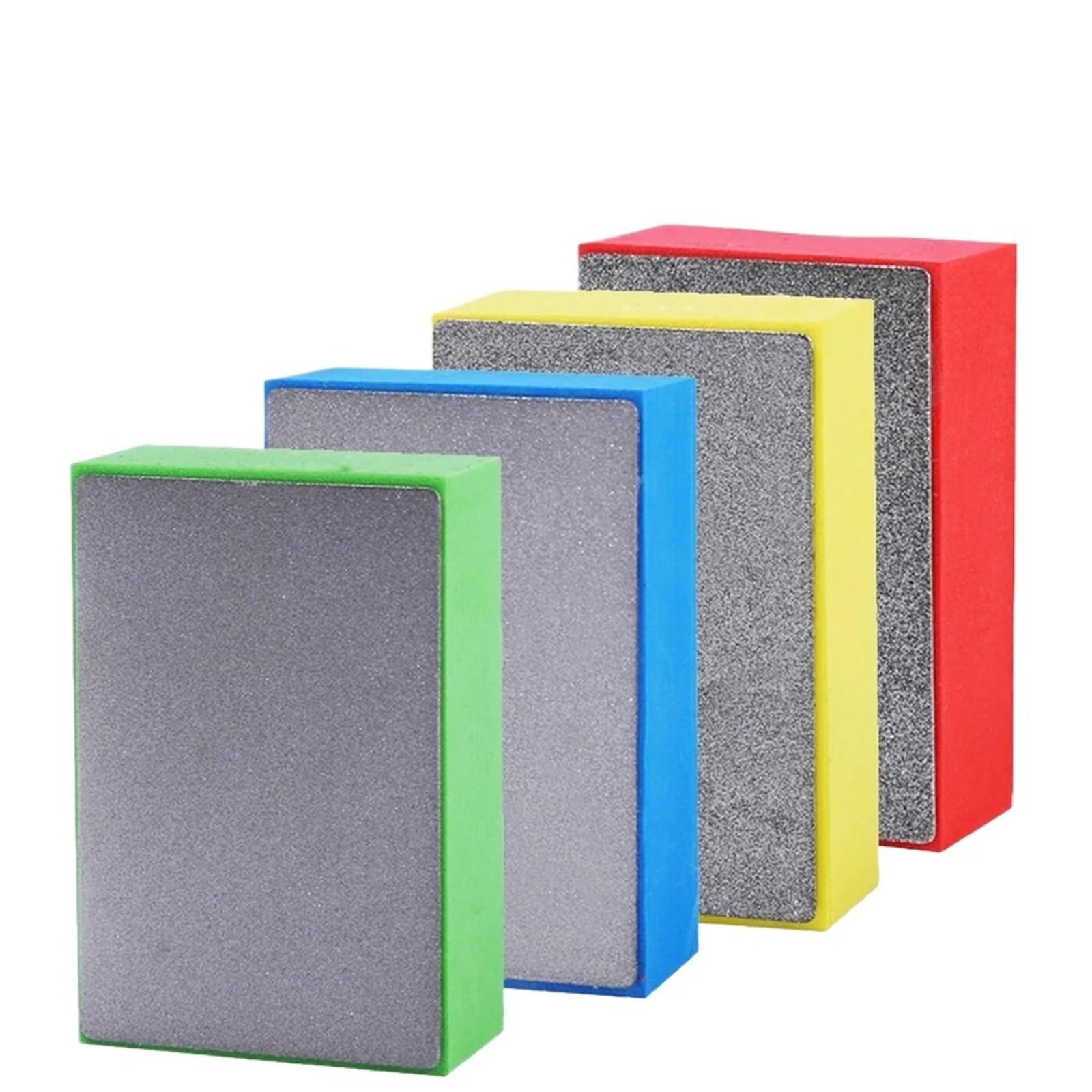 4pcs Diamond Hand Polishing Pads Tile Glass Abrasive Grinding Block Pad Stone Marble Sanding Disc Polisher Tools(4pcs)