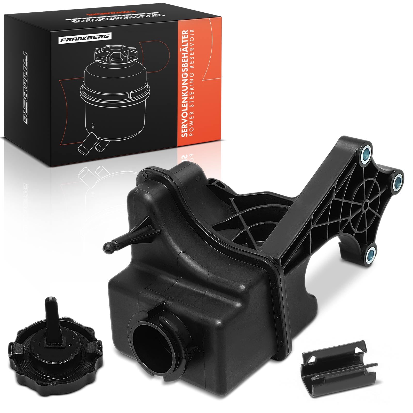 Frankberg Depósito de compensación Aceite hidráulico Dirección asistida Compatible con Sprinter 46-T Furgoneta B906 413 CDi Sprinter 46-T Plataforma/Chasis B906 413 CDi Replace# 7691462137