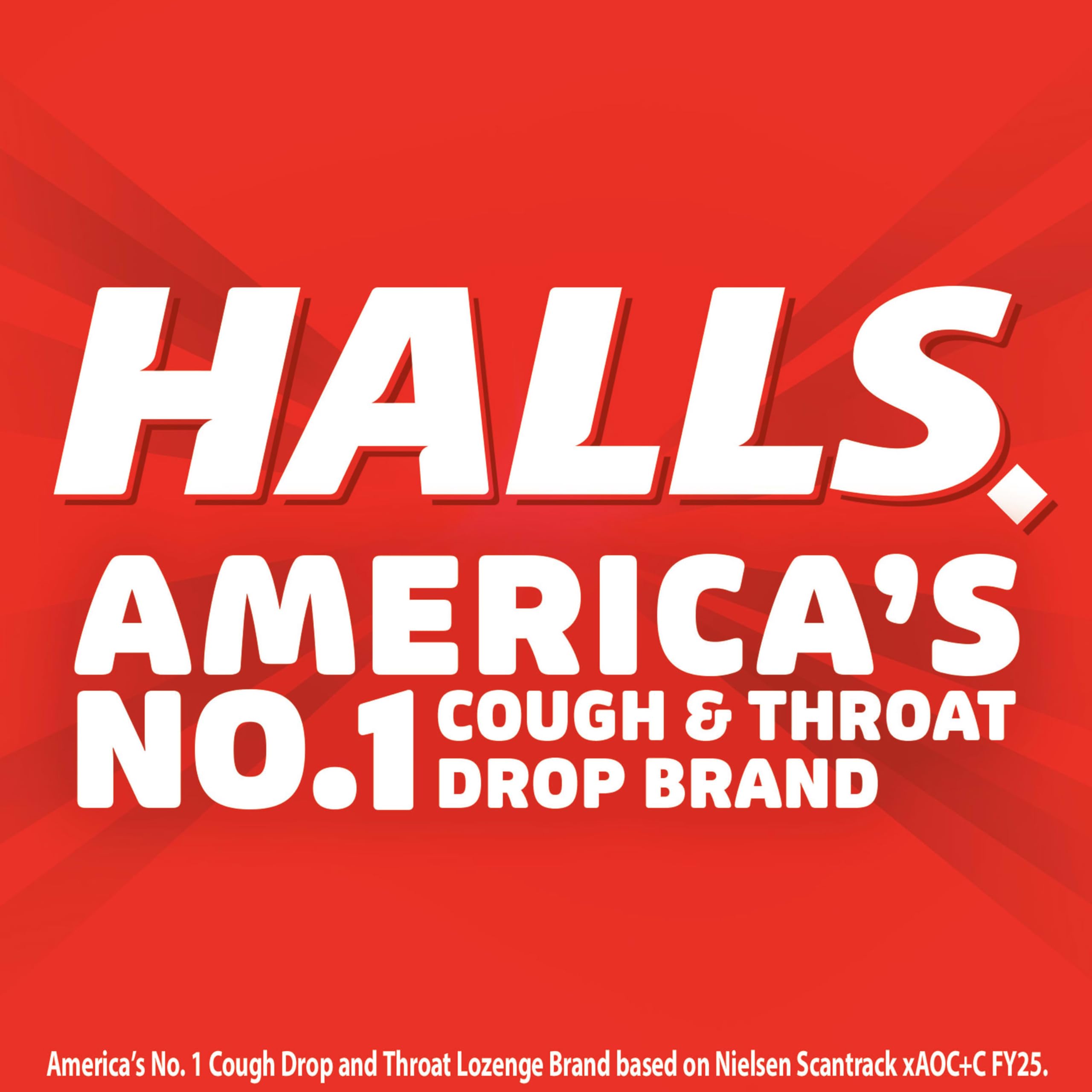 HALLS Throat Relief Strawberry Cough Drops, 180 ct — Amazon image 6