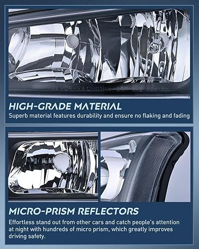 Vista 155 de Nilight Conjunto de luz trasera para Chevy Silverado 1500 1500HD 2500 2500 2500HD 3500 2007 Chevrolet Classic OE estilo pasajero lámpara trasera