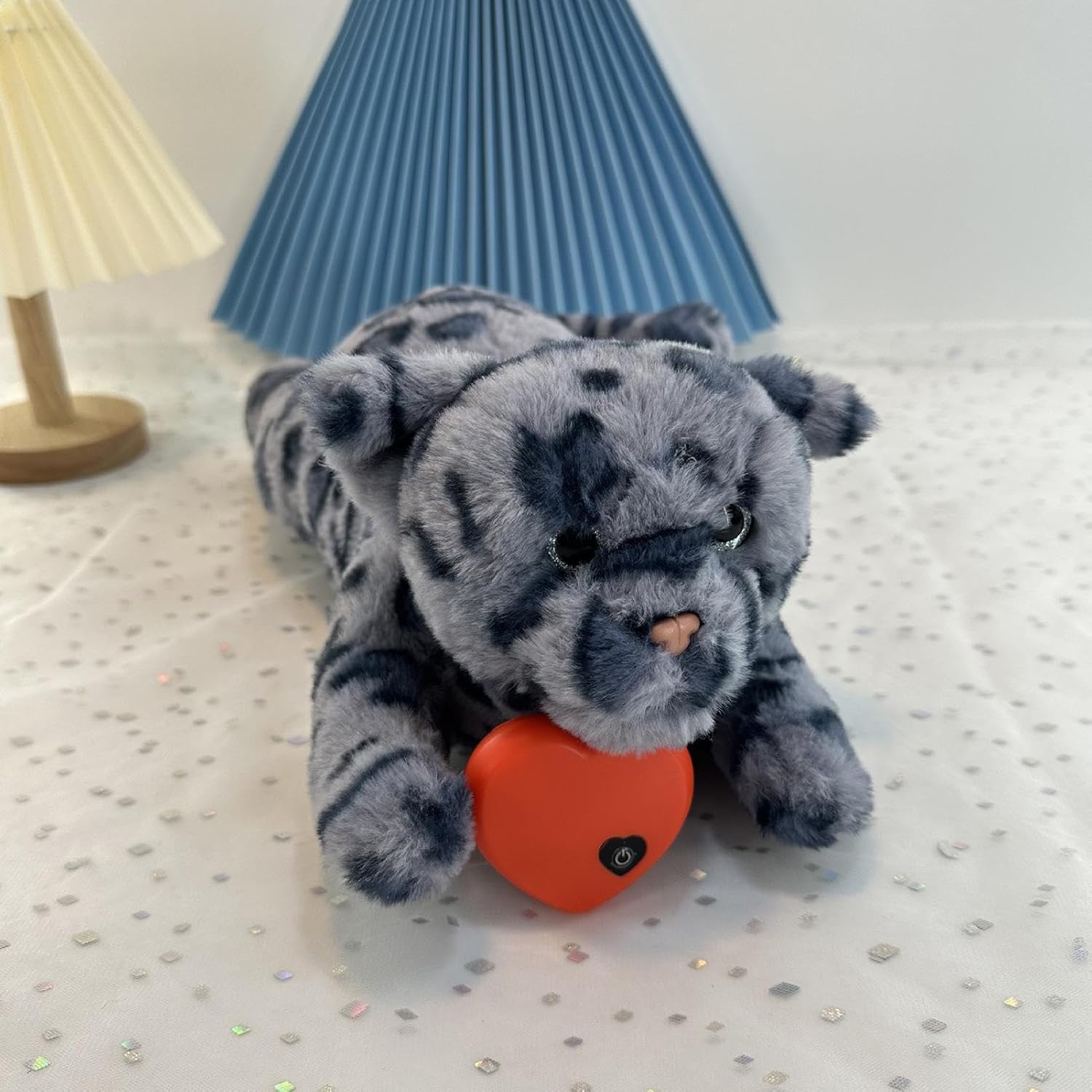 Jlobnyiun Heartbeat Toy | Plush Pet Snuggle Sleep Aid Doll - Comfort Cuddler Pillow, Dog Stress Relief Calming Aid, Heartbeat Toy Sleep Aid for Kittens Puppies 10 71dEFIXwGVL. AC SL1500