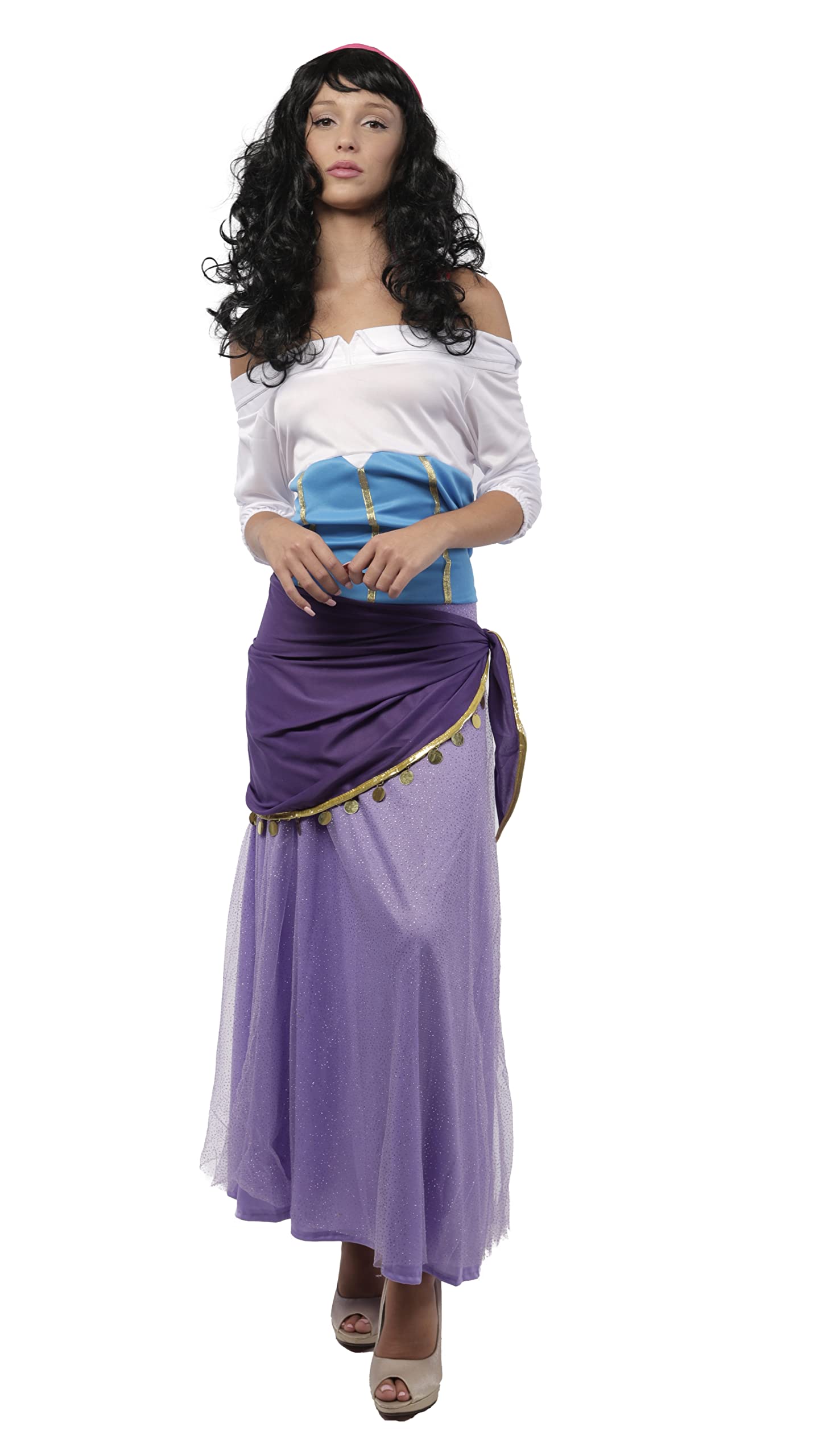 Carnavalife, Disfraz de Princesas, Blancanieves, Aurora, Tiana, Bella, Rapunzel, Vestidos Traje para Fiestas, Carnaval, Halloween, Cumpleaños, Talla S, M, L para Mujer