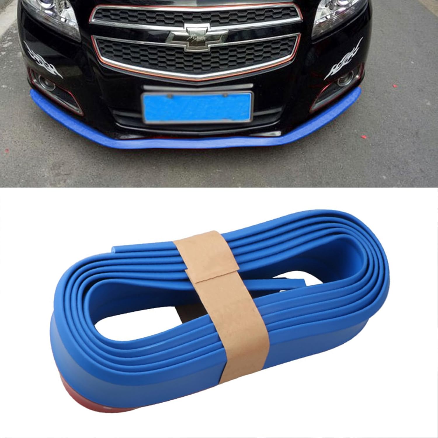 Car Front Bumper Protector SelfAdhesive Auto Splitter Body