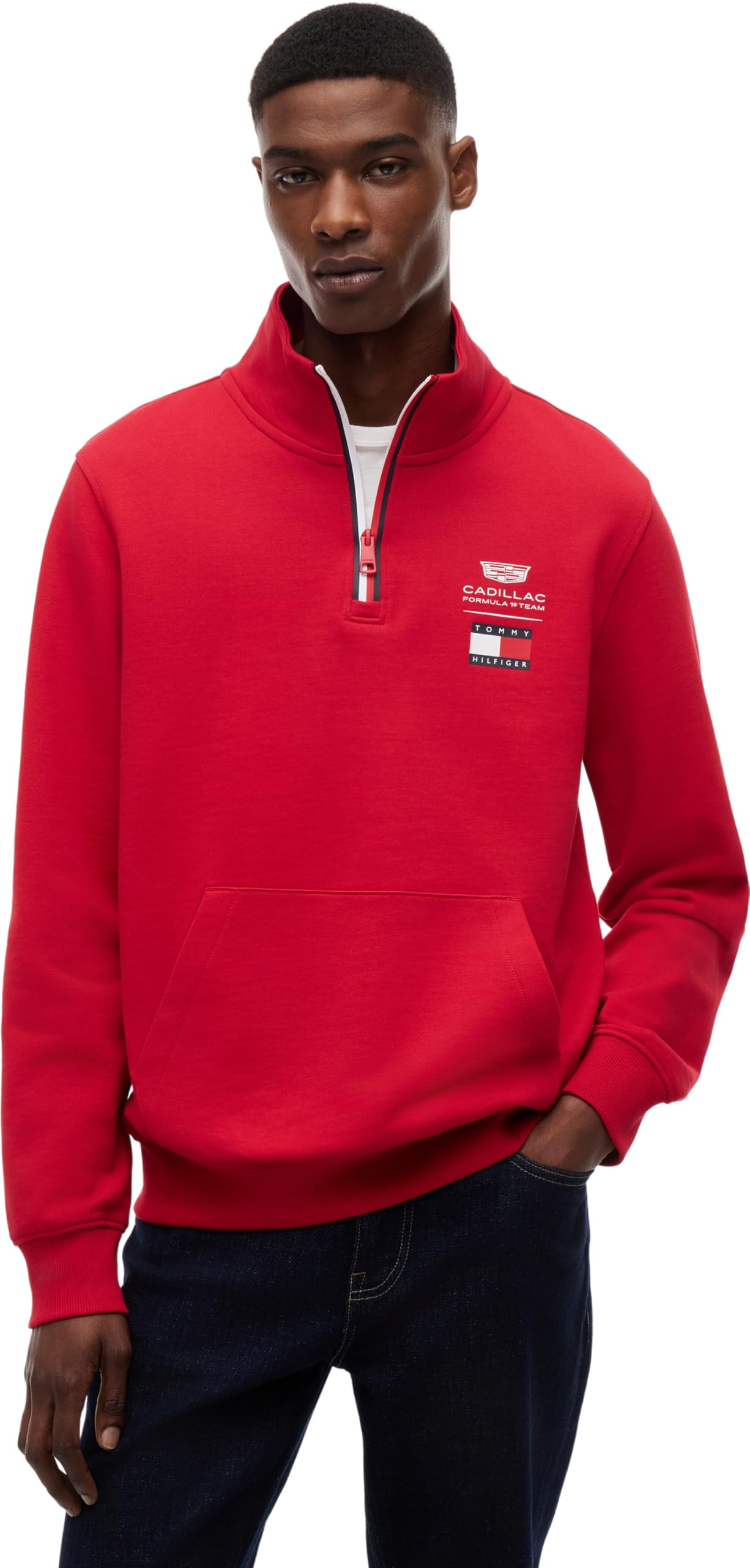 Tommy Hilfiger Unisex Hoodie TH X Cadillac F1 Racing Graphic mit Rücken-Print