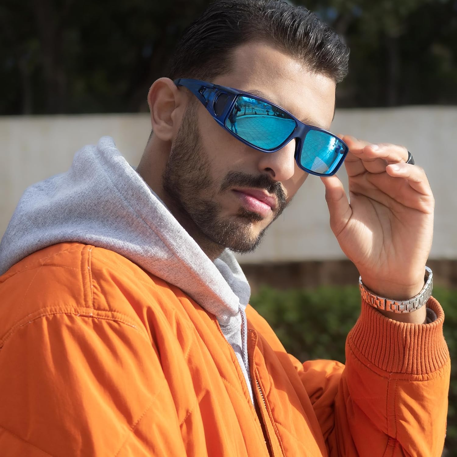 TJUTR Polarized Sunglasses Over Glasses for Men Women, UV Protection Shades Over Prescription Eyeglasses Sun Glasses - Image 2