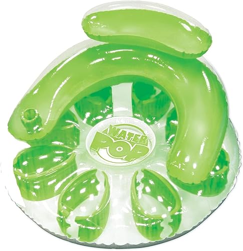 Miniatura 2 de Poolmaster Water Pop - Flotador circular para piscina, verde, grande