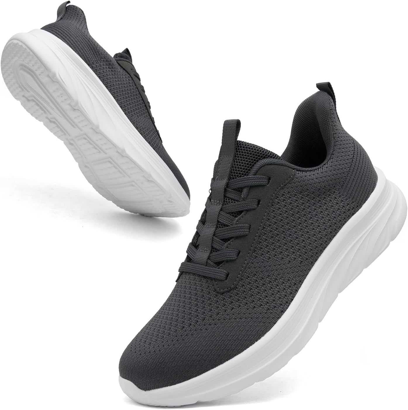 DimaiGlobal Men's Slip On Walking Shoes Casual Sneakers Mesh Tennis Shoes Non Slip Lightweight Breathable