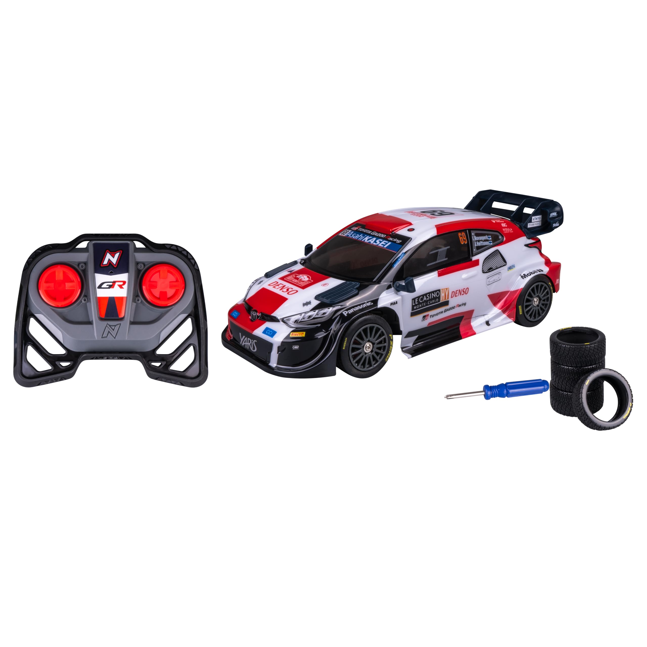Nikko RC 10402 Toyota Gazoo Rallye Racer #69 Rovanperä 1:16