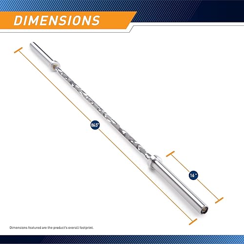 Miniatura 9 de Steelbody IWF - Barra de peso olímpica estándar de 44.1lbs y 33.1lbs, varios colores disponibles