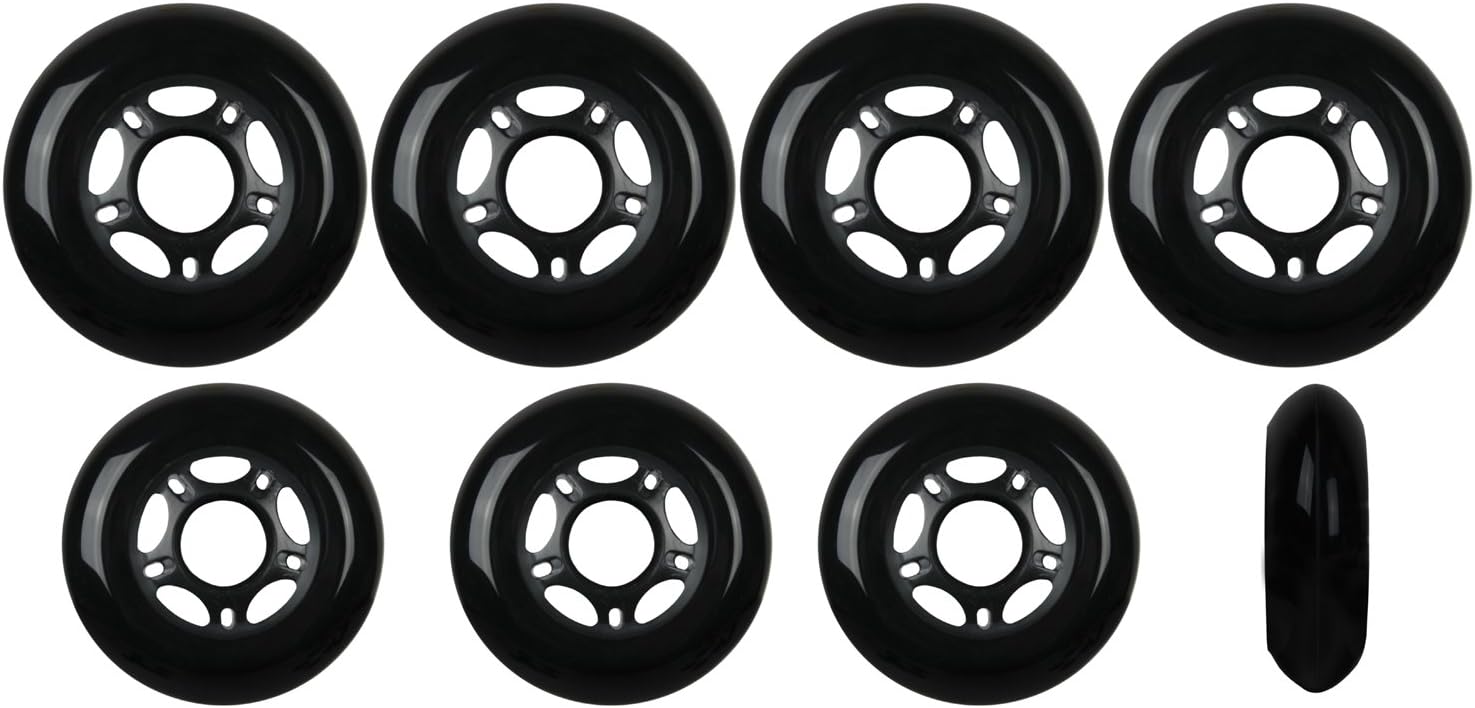 Player's Choice Outdoor Roller Hockey Wheels Hilo Set 4-76mm 4-80mm 82a