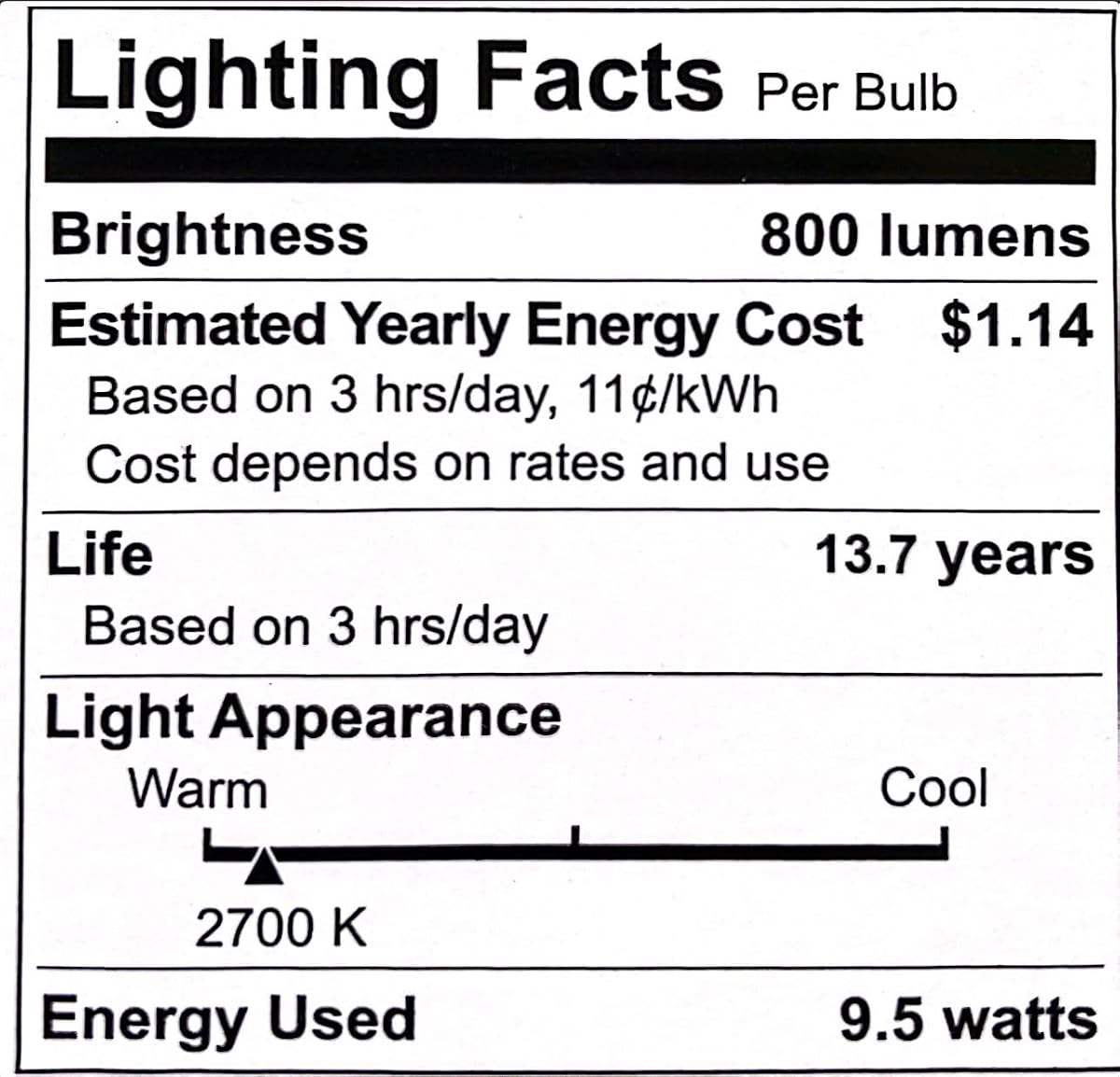 EcoSmart A19 equivalente a 60 vatios con bombilla LED regulable con temperatura de color seleccionable (paquete de 8)