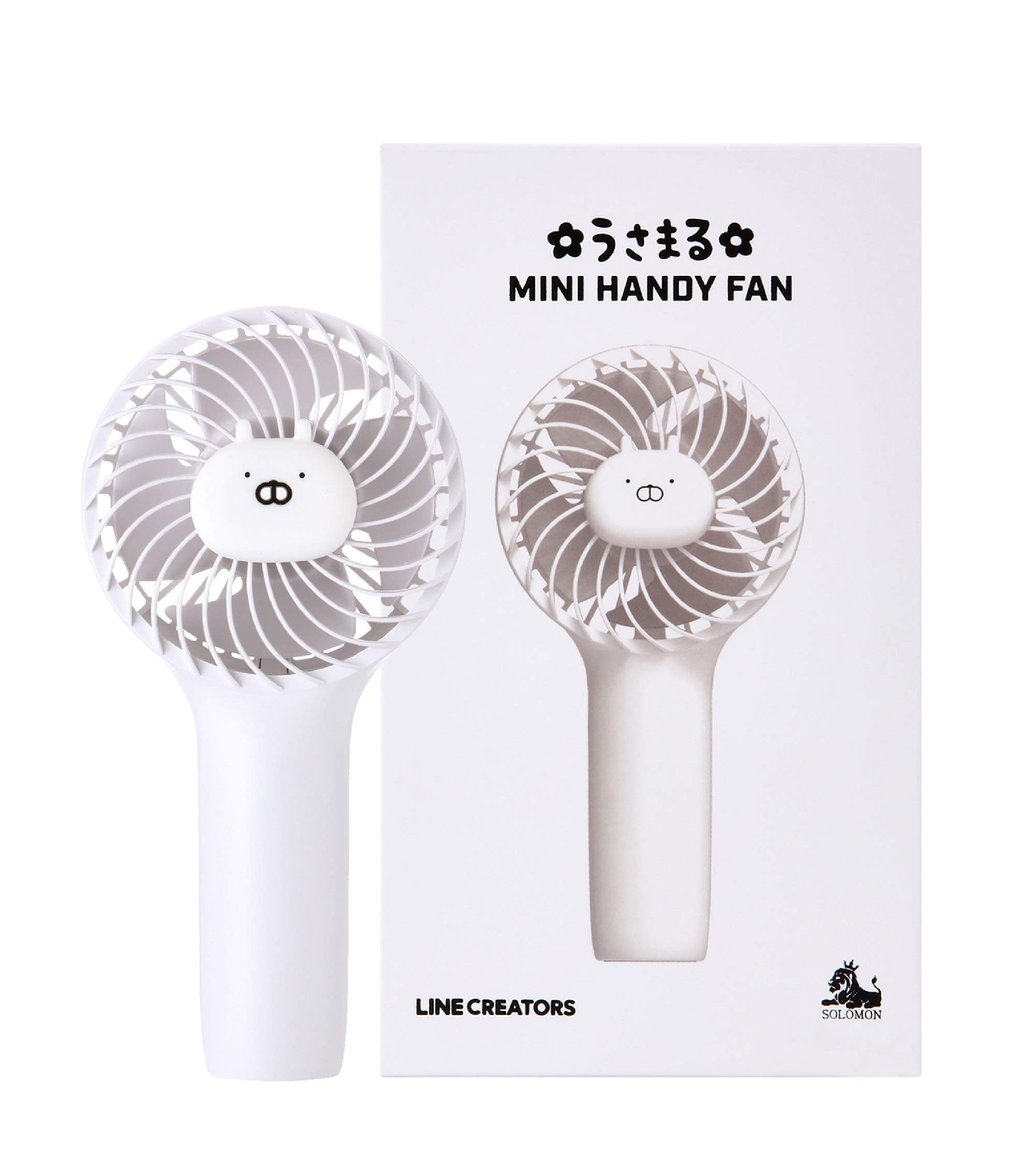 【新品】USAMARU ミニハンディファン　60個 Amazon | LINE ソロモン商事 うさまる USAMARU ミニ携帯扇風機 (うさ