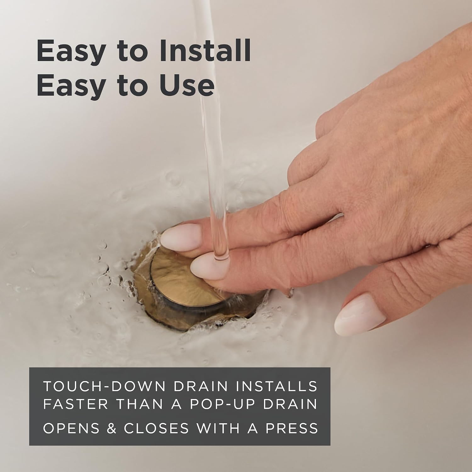 Gerber Plumbing Parma Lavatory Faucet with Metal Touch-Down Drain