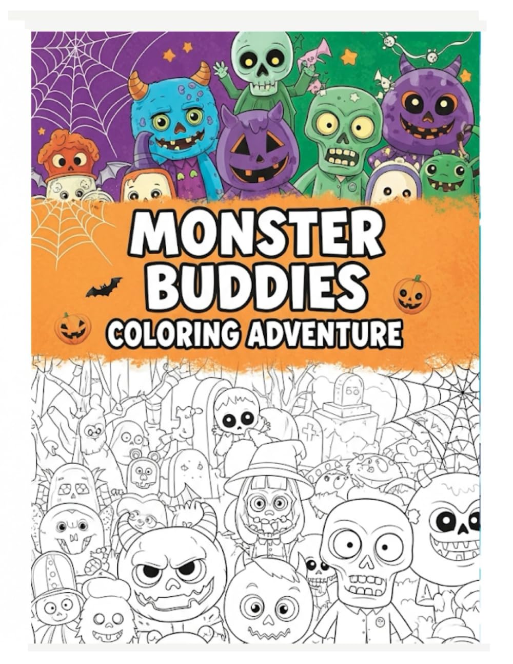 Monster Buddies Coloring Adventure