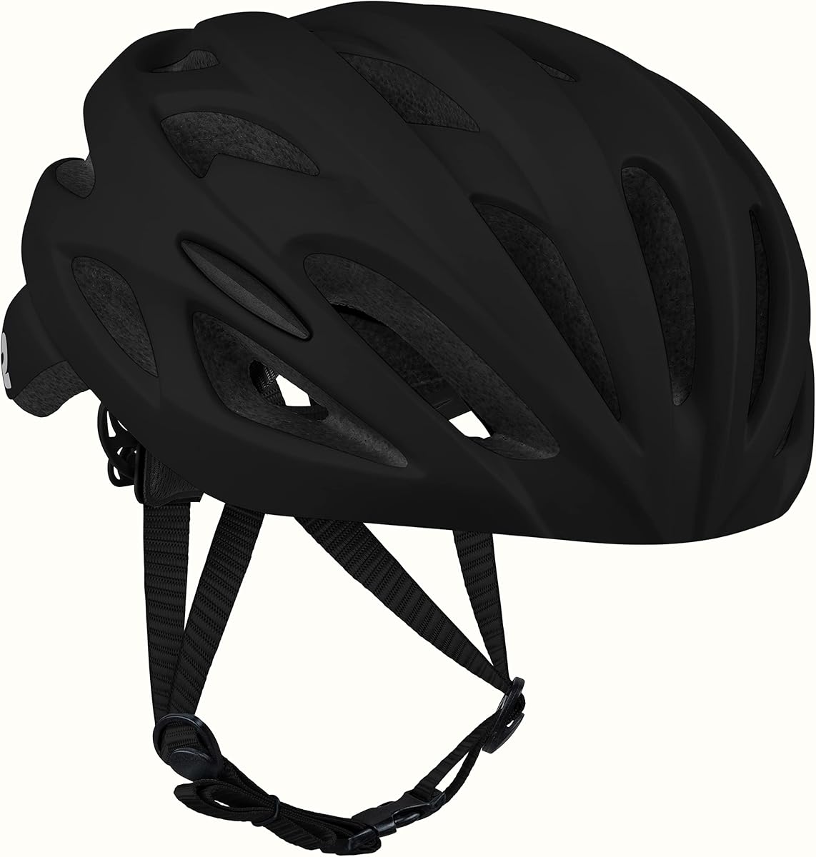 Silas Road Bike Helmet with 24 Air Vents & Built-in LED Safety Light - Adjustable Adult Cycling Protection 54-61cm - Padded & Lightweight Design