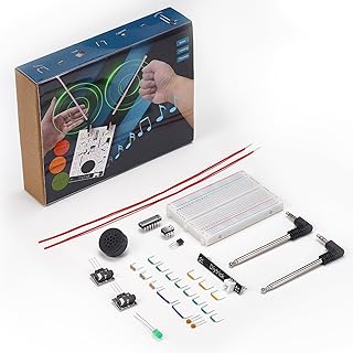 Junior Theremin kit Electronics Sound Kit Educational Music STEAM STEM for Kids Teens Adults Students Come with Breadboard