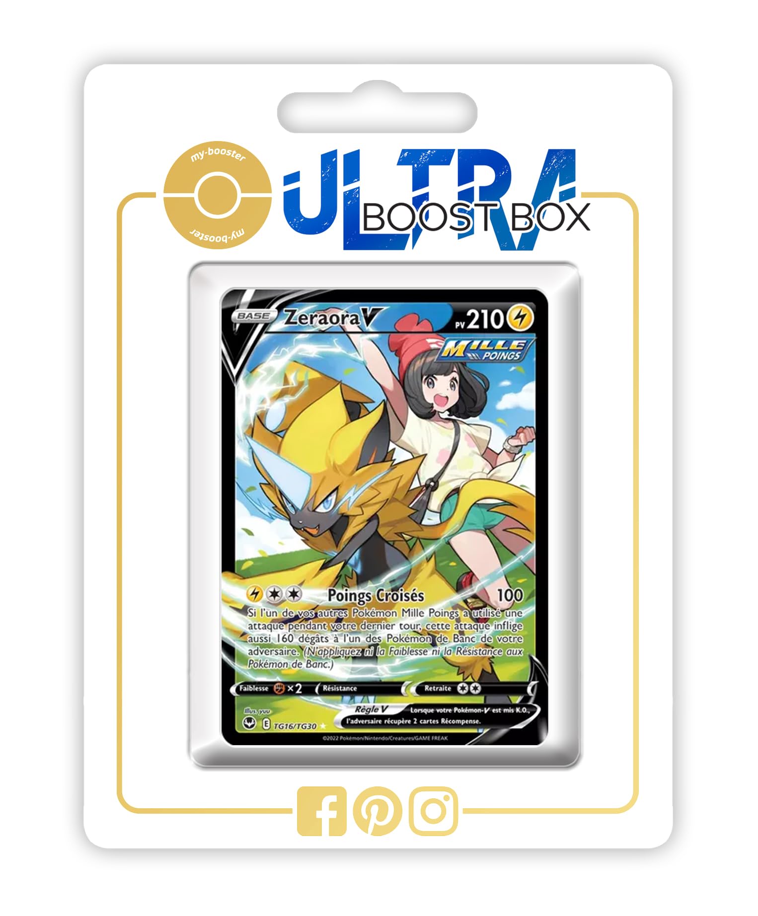 my-booster- Pokémon Company SWSH12-FR-UB-TG16, Multicolore