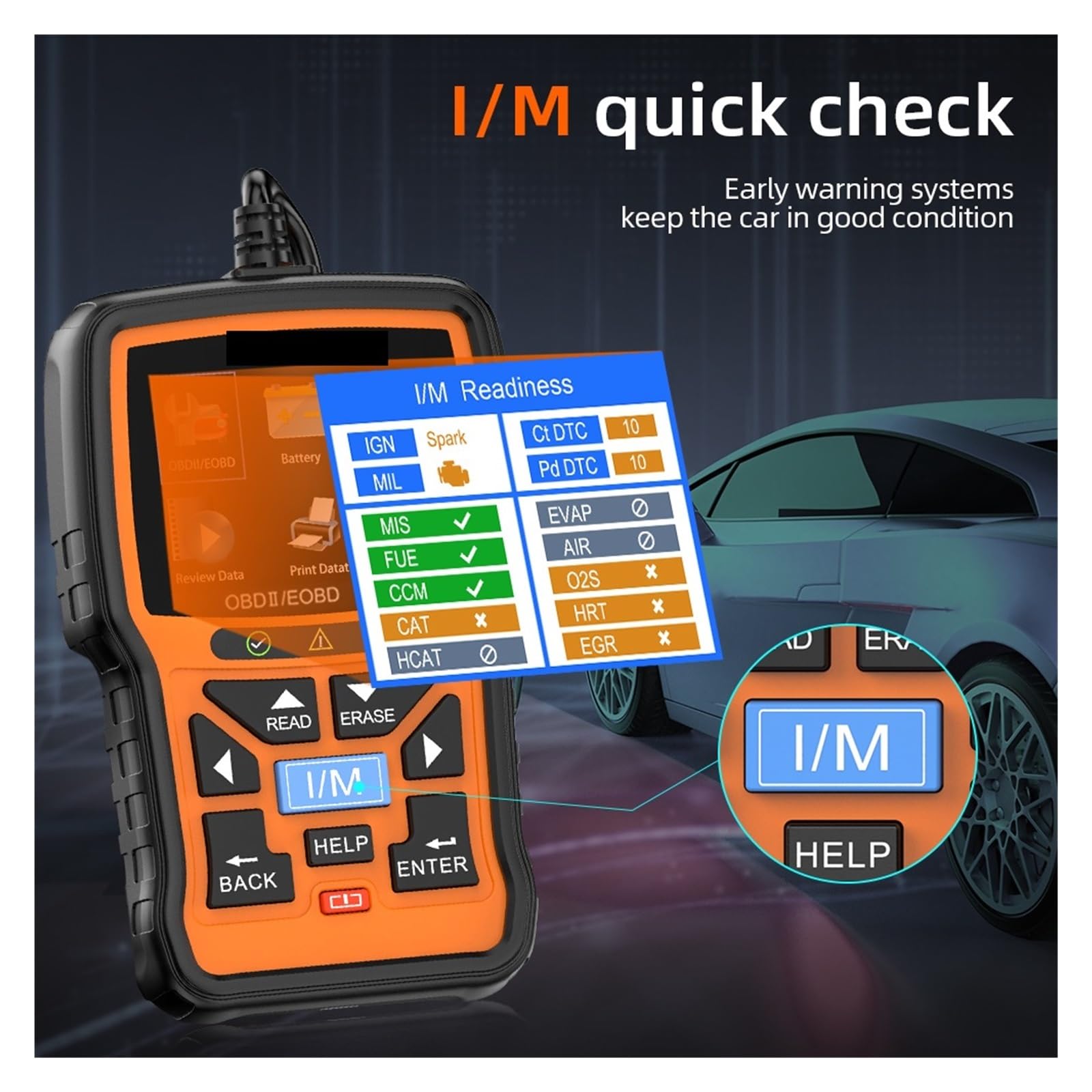 NT301 OBD2 Scanner Check Engine Code Reader Profesjonalny skaner samochodowy ODB2 Narzędzia diagnostyczne samochodów,Przyjazny dla użytkownika