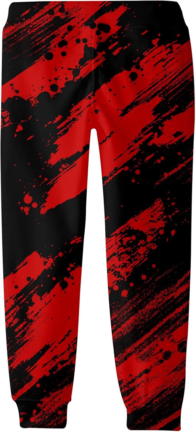 uideazone 6-13T Boys Pants Funny 3D Graphic Sweatpants Little Boys Jogger Pants for Sport Gym Casual - Image 6