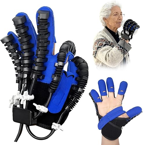 Guantes de robot de rehabilitación, ejercitador de dedos para recuperación de accidentes cerebrovasculares, equipo de guante de mano, rehabilitación