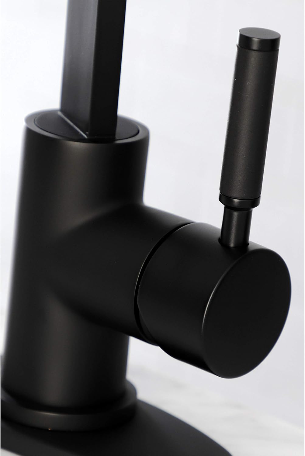 Kingston Brass LS8610DKL Kaiser One-Handle 1-Hole Deck Mount Bar Faucet in Matte Black
