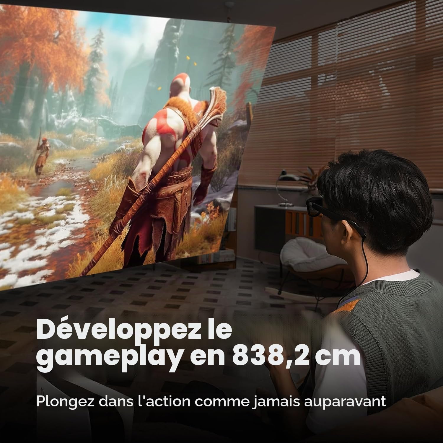 XREAL Beam transforme Le Contenu vidéo en Affichage Spatial Incroyable dans l'air, Connexion Filaire aux Smartphones, aux Consoles de Jeu et aux Ordinateurs