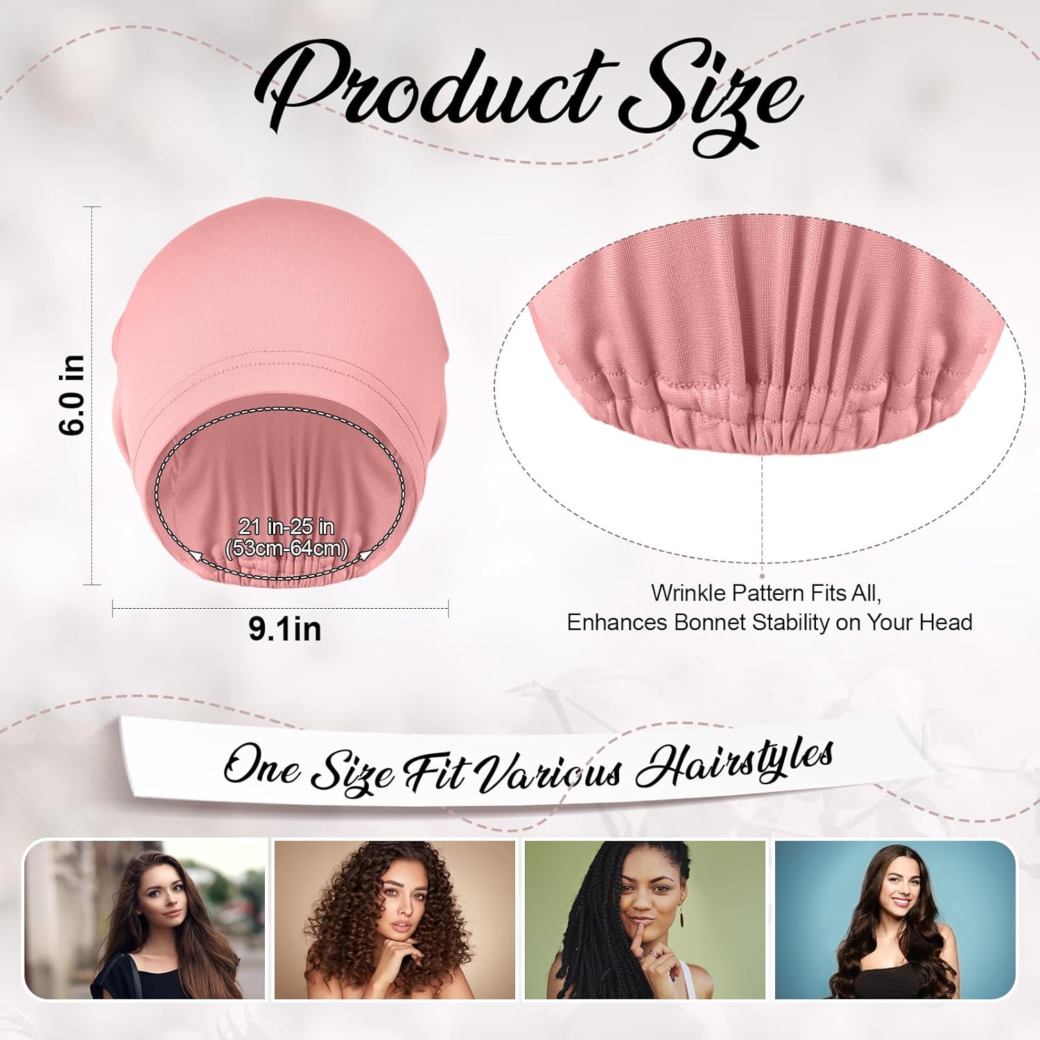 Zhengmy 6 Pcs Chemo Hats for Women Cotton Sleeping Caps Cancer Headwear Head Coverings Head Wrap for Cancer Patient Hair Loss - Image 2