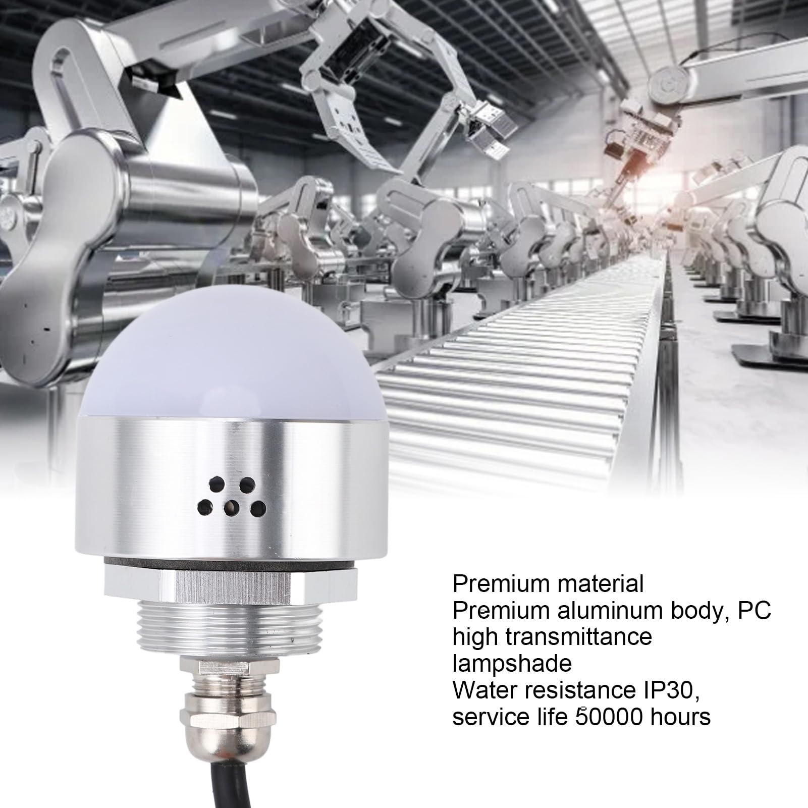 CHICIRIS LED Segnale Luminoso Industriale, Resistenza All'acqua IP30