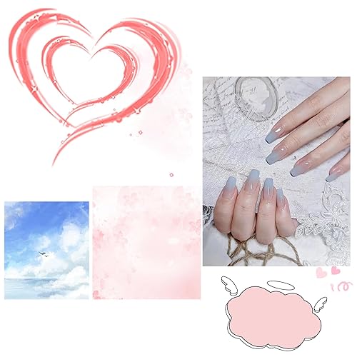 Miniatura 5 de SKVP Juego de esmaltes de uñas de gel de gelatina de 0.5 onzas líquidas, esmalte de uñas de gel color pastel nude transparente, kit de esmalte de