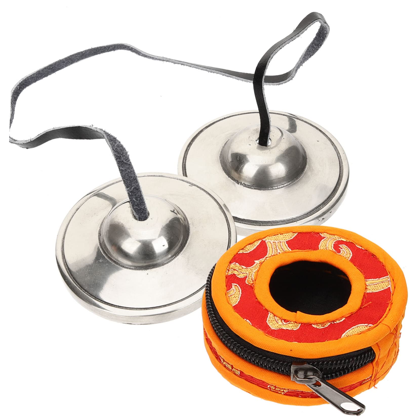 SHOWERORO 1ensemble Cloche Tingsha Tibétaine Pour Et Yoga Instrument De Percussion Manuel Et Élevé Pour Pratique Spirituelle Et Voyage Compacte