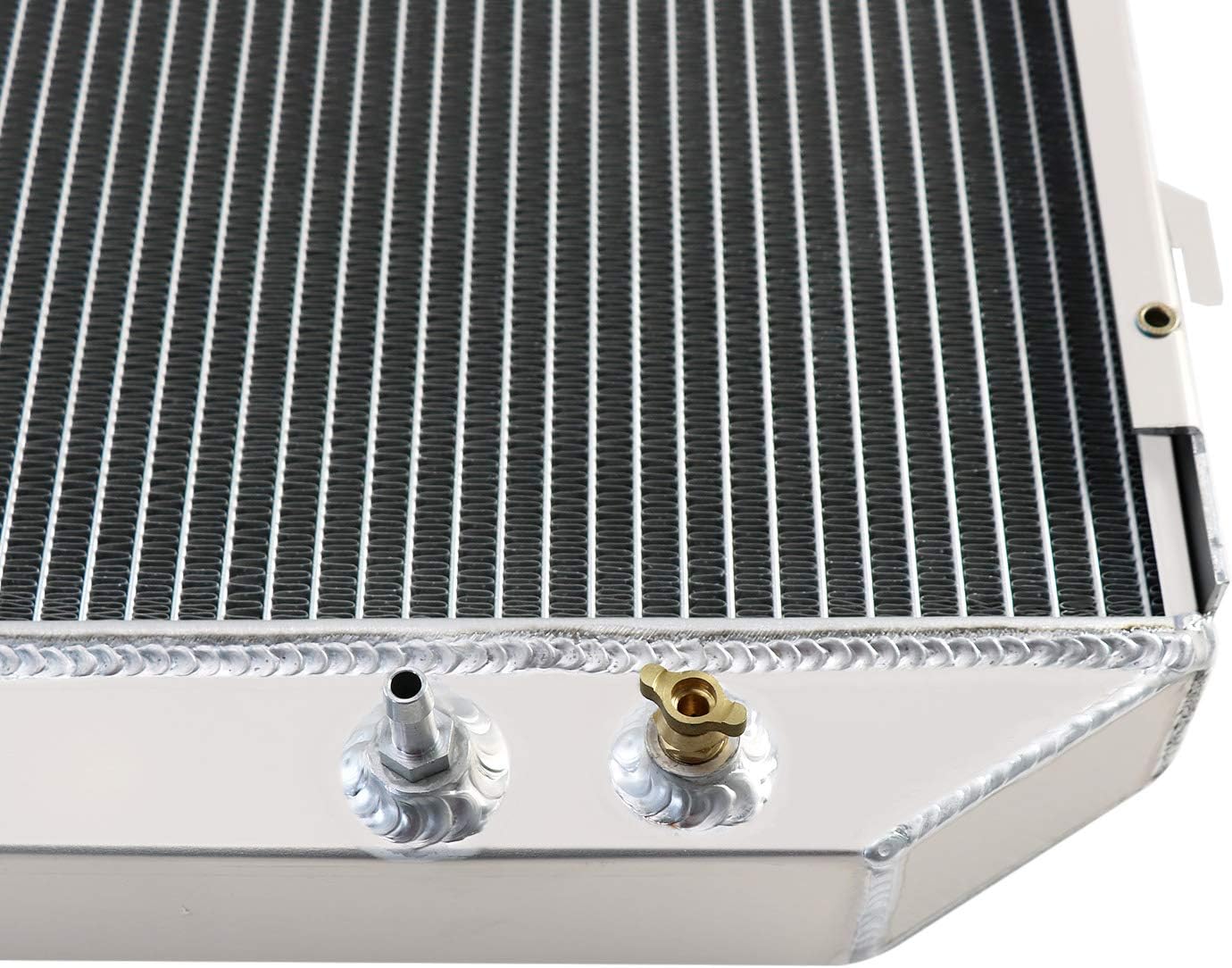 ALLOYWORKS 4 Row All Aluminum Radiator For 1968-1973 Dodge Charger/Plymouth Roadrunner 26" Core