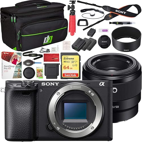 Miniatura 18 de Sony a6400 - Paquete de cámara sin espejo con lente de 16-50 mm, tarjeta de memoria de 64 GB, suite de edición de fotos y videos, bolsa para cámara