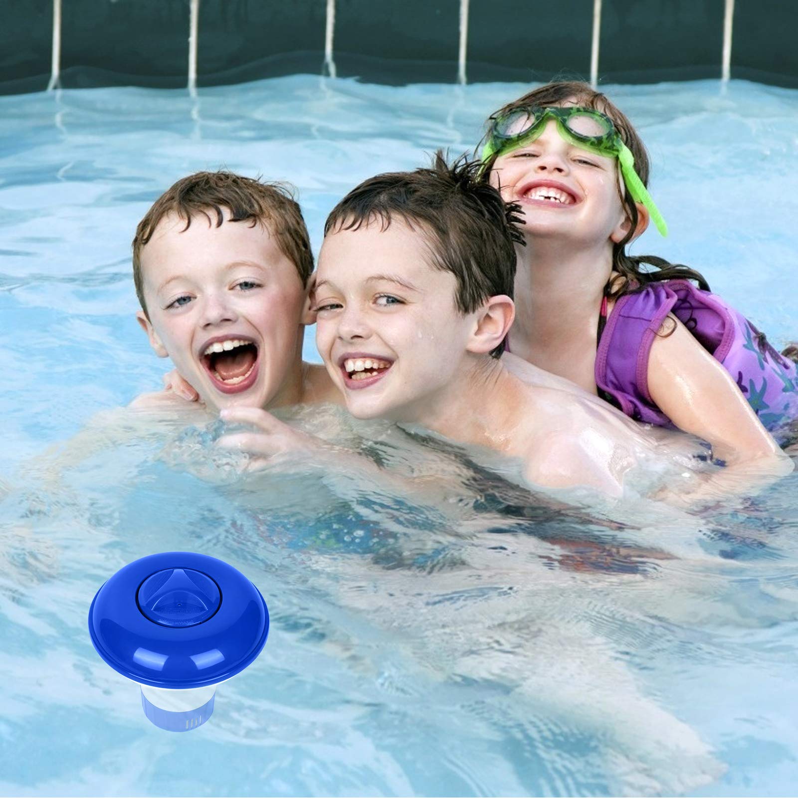 5 Pouces Distributeur Flottant, Distributeur de Chlore pour Piscine, Diffuseur de Chlore, Diffuseur Chlore Piscine, Diffuseur Flottant Piscine pour Piscine/Spa/Aquariums (5 Pouces)