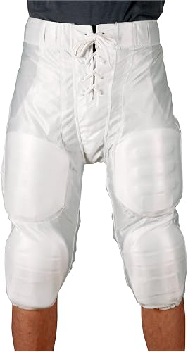 Markwort Youth Football Pants (White, Large)