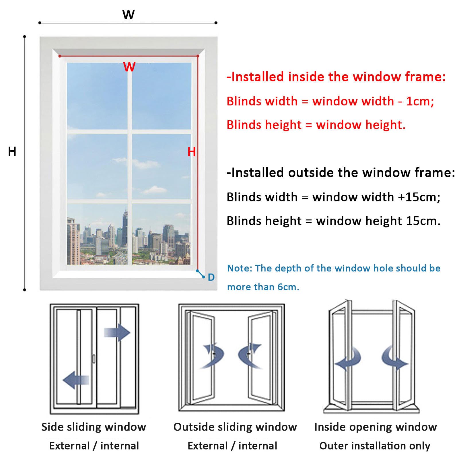 Persianas Venecianas Metálicas De Aluminio,Lamas De 25mm,Persianas Horizontales De Oscurecimiento Para Ventanas,Persianas Metálicas De Ajuste De Luz Anti UV,Fácil Ajuste,WxH-100x200cm/39.5x79in
