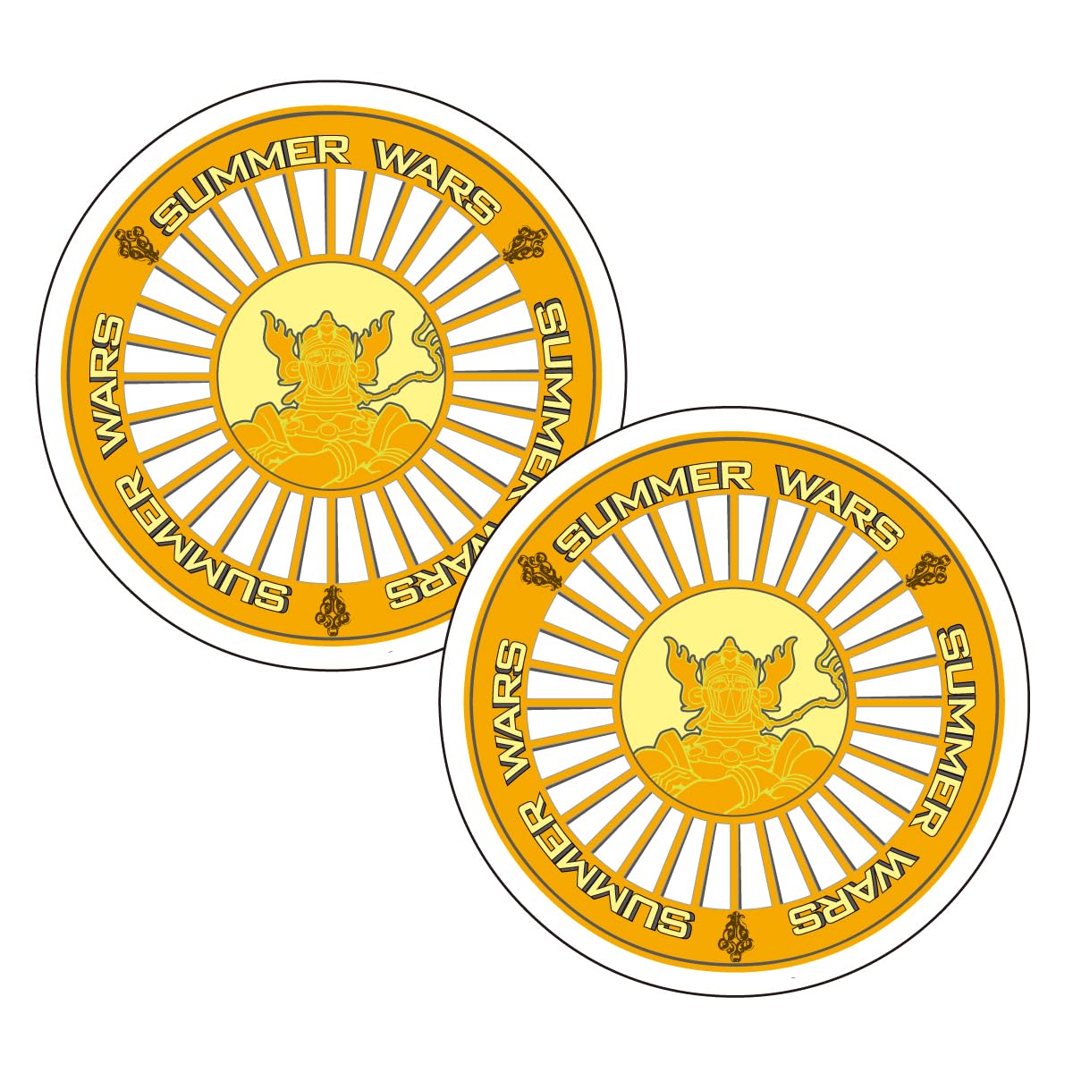 Amazon | サマーウォーズ 15周年 ダイカットステッカー 2枚組 (03.ラブ