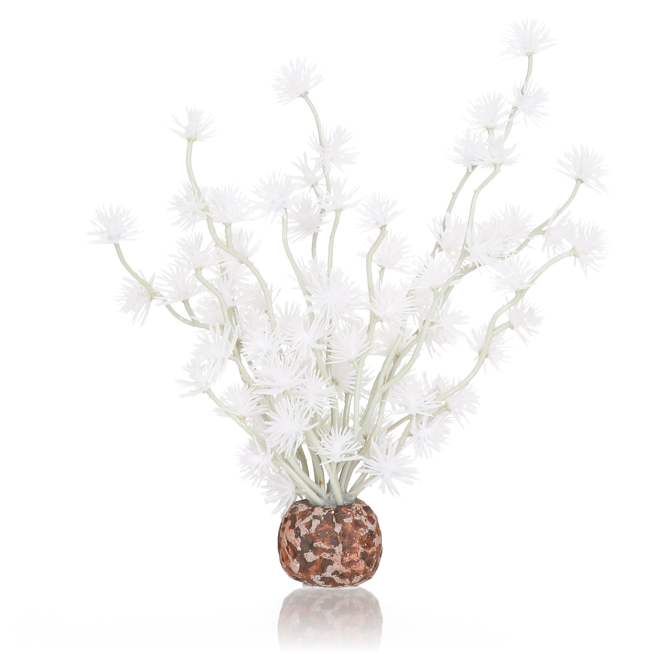 biOrb Fish Tank Decorations, Aquatic Bonsai Ball Plant Plant (White) With Weighted Ball,1 x Aquarium Plant, Fish Tank Plants To Add Colour, Natural-Looking Aquarium Decor For Scenic Background
