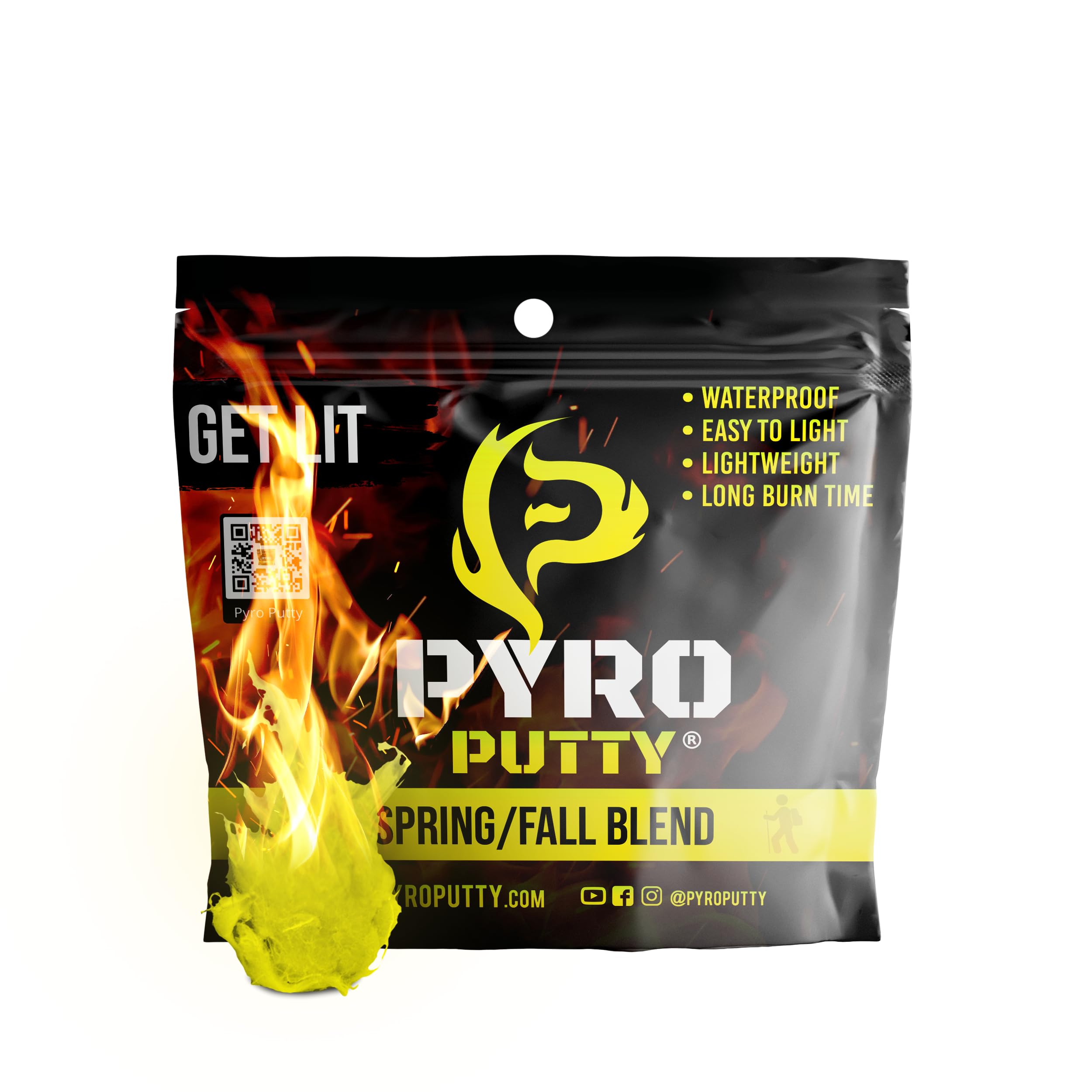 Phone SkopePyro Putty: Waterproof Survival Fire Starter for Emergency Preparedness, Fire Starters for Campfires - Survival Gear and Supplies