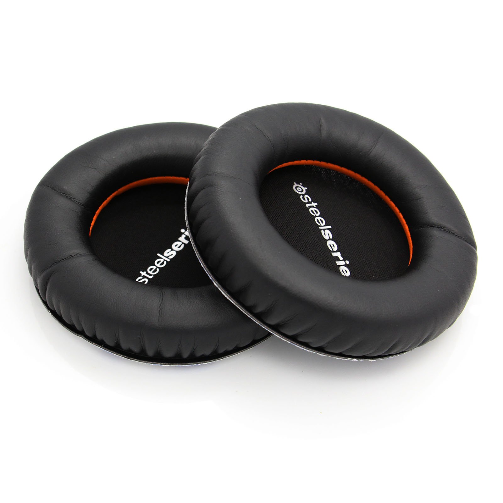 INF Ear Pads for Steelseries Siberia V2 Faux Leather Replacement Ear Pads Black 1 Pair - Image 2