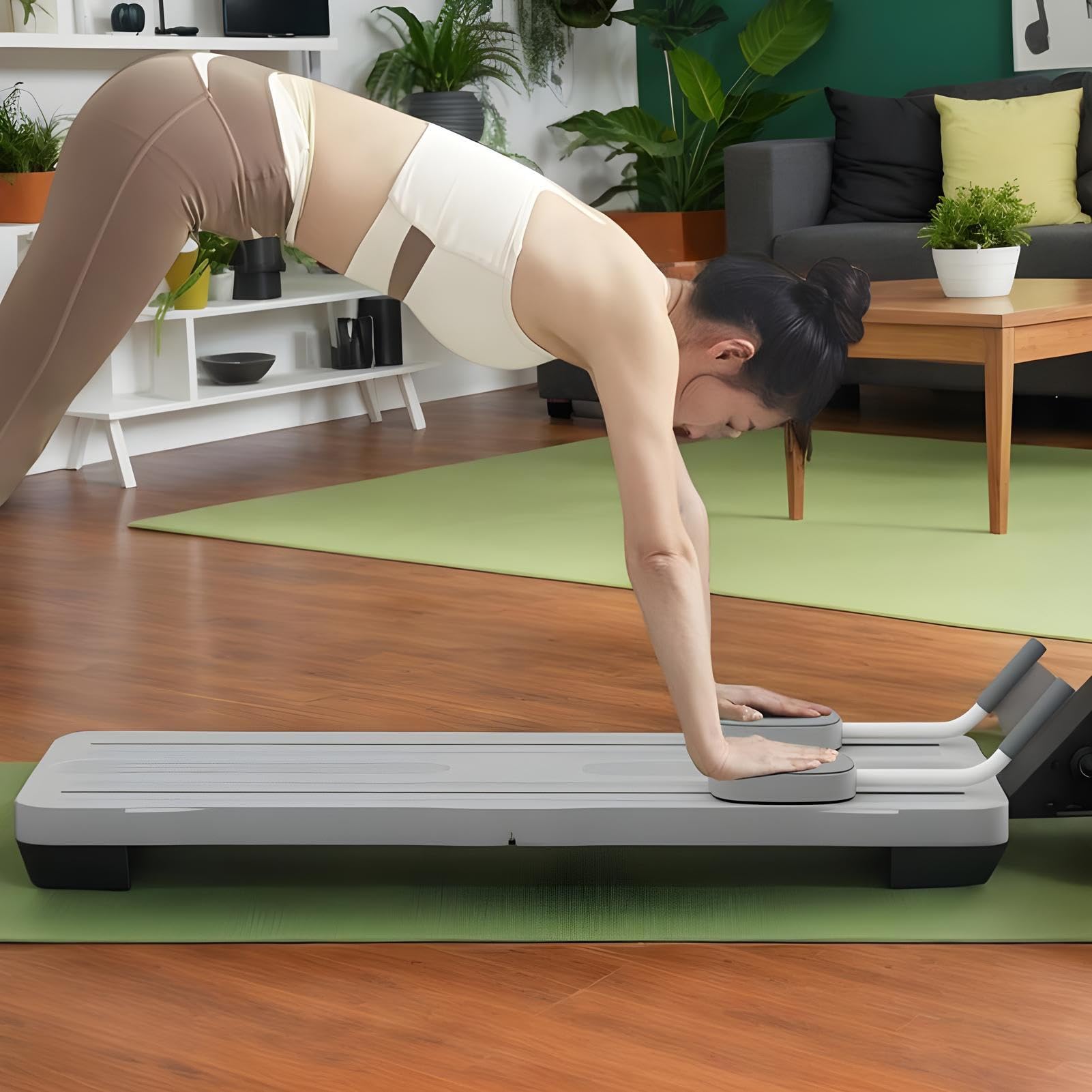 Pilates maszyna wzmacniająca rdzeń całego ciała, składana deska trenażera brzucha do kondycjonowania tancerzy, rehabilitacji i regeneracji po porodzie, sprzęt do jogi