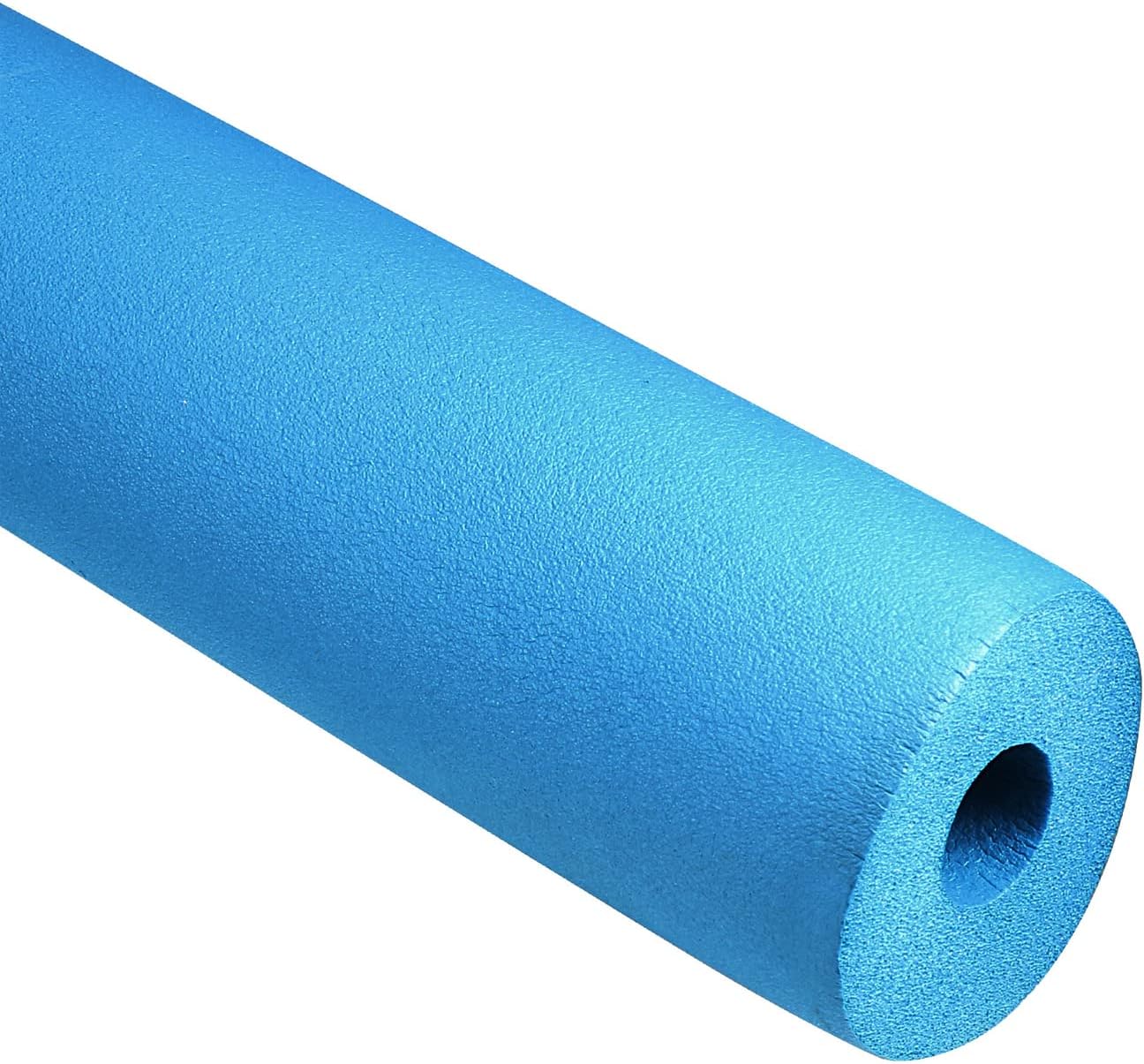 YOKIVE Foam Tubing, Rubber Insulation Tube Cover| Reducing Friction, Good for Gym Equipment Copper Pipe (Blue, 19mm ID 49mm OD 2m)